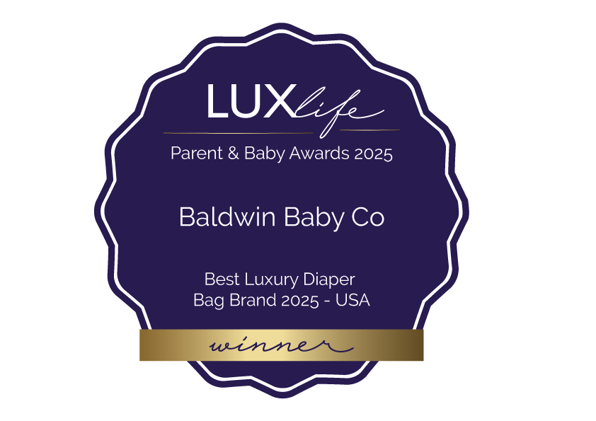 Baldwin Baby Co Named “Best Luxury Diaper Bag Brand – USA” by LUXLife
