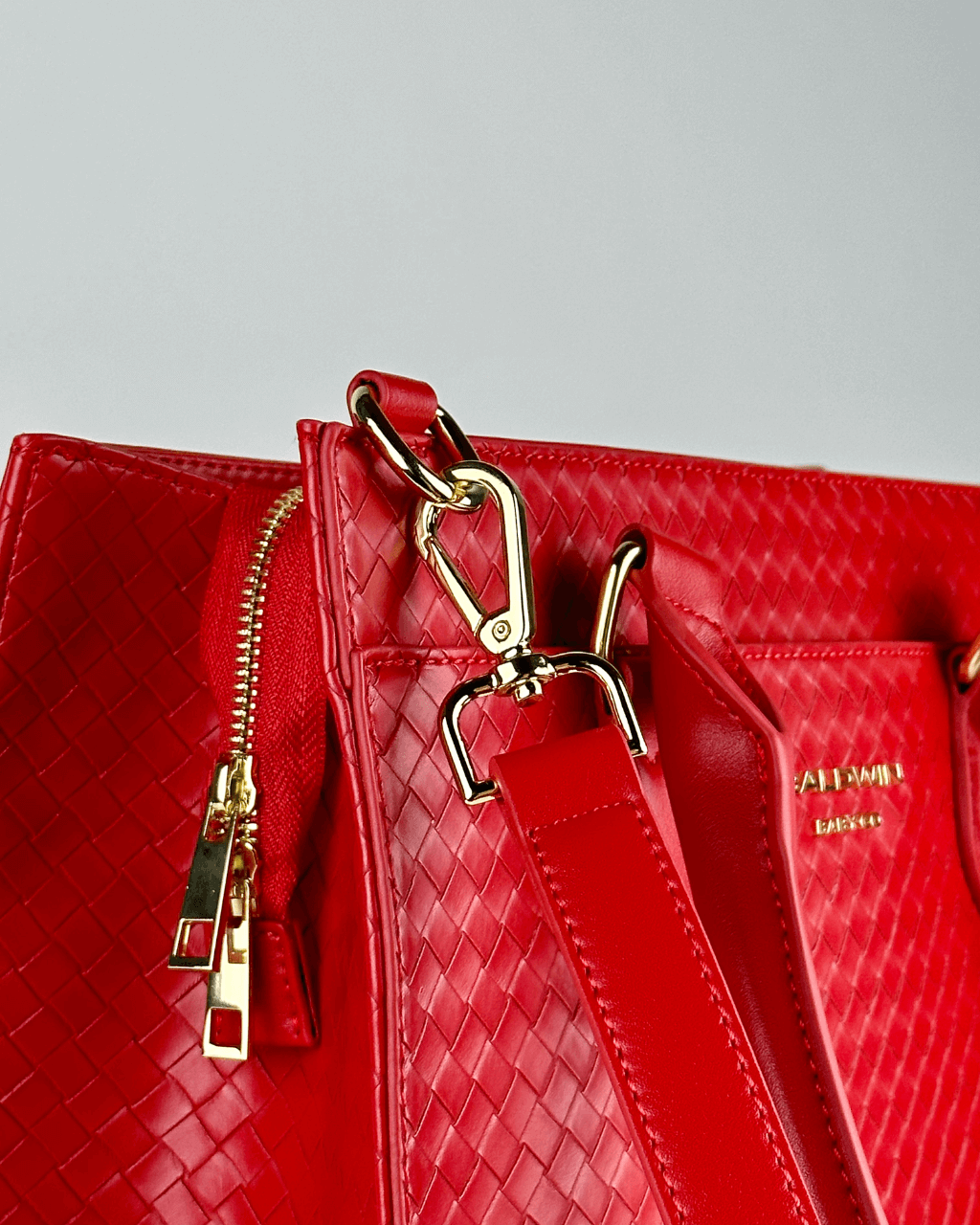 The Montrose Diaper Bag Tote - Cardinal