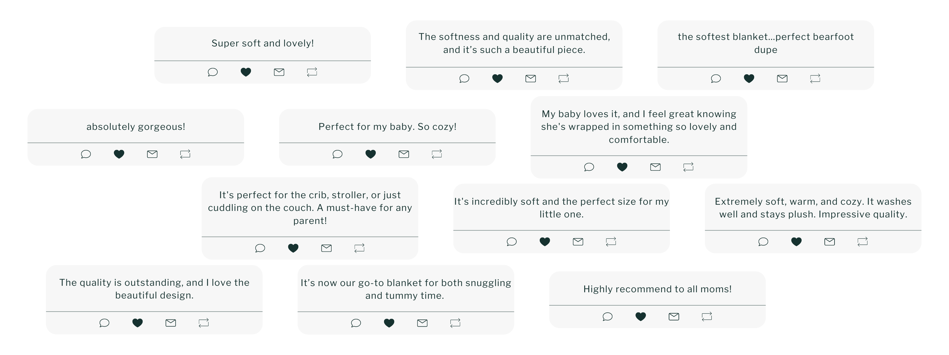 customer reviews for Baldwin Baby Co's baby blankets