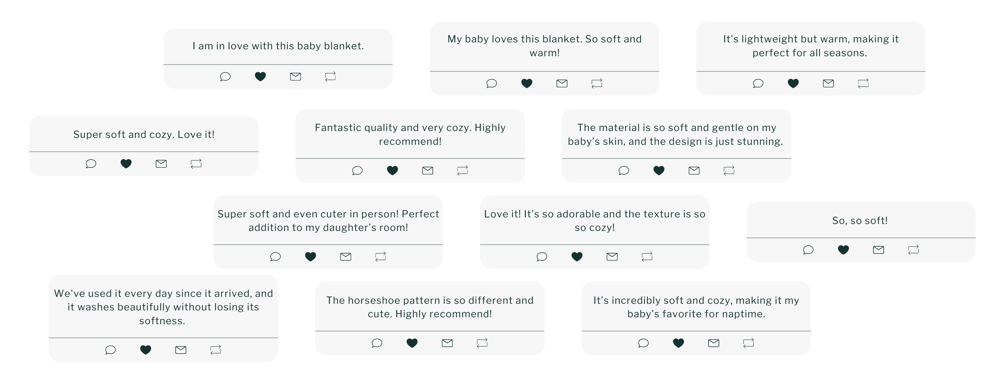 customer reviews for Baldwin Baby Co's baby blankets