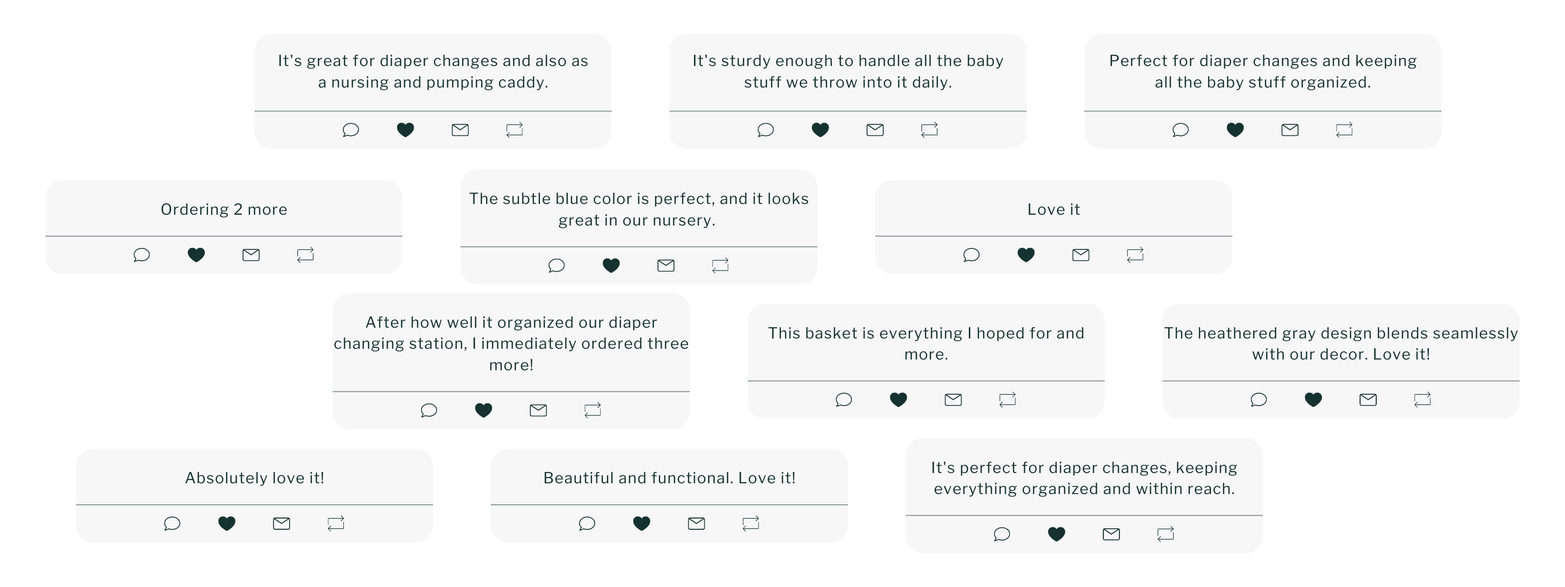 customer reviews for Baldwin Baby Co's nursery organization and decor