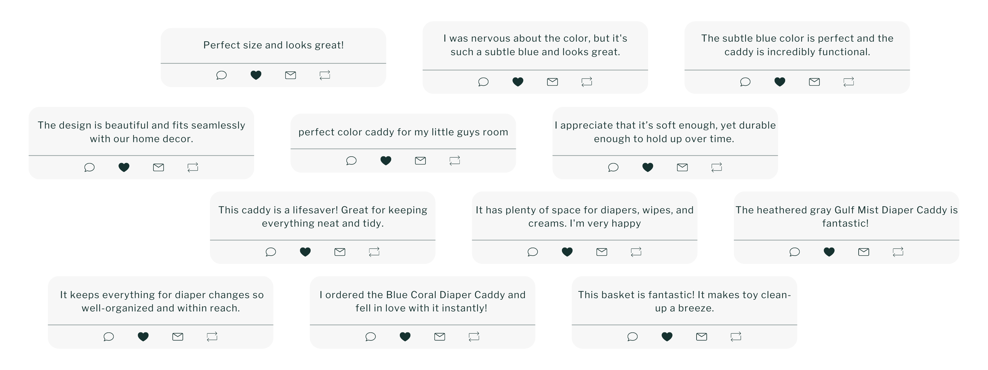 customer reviews for Baldwin Baby Co's nursery organization and decor