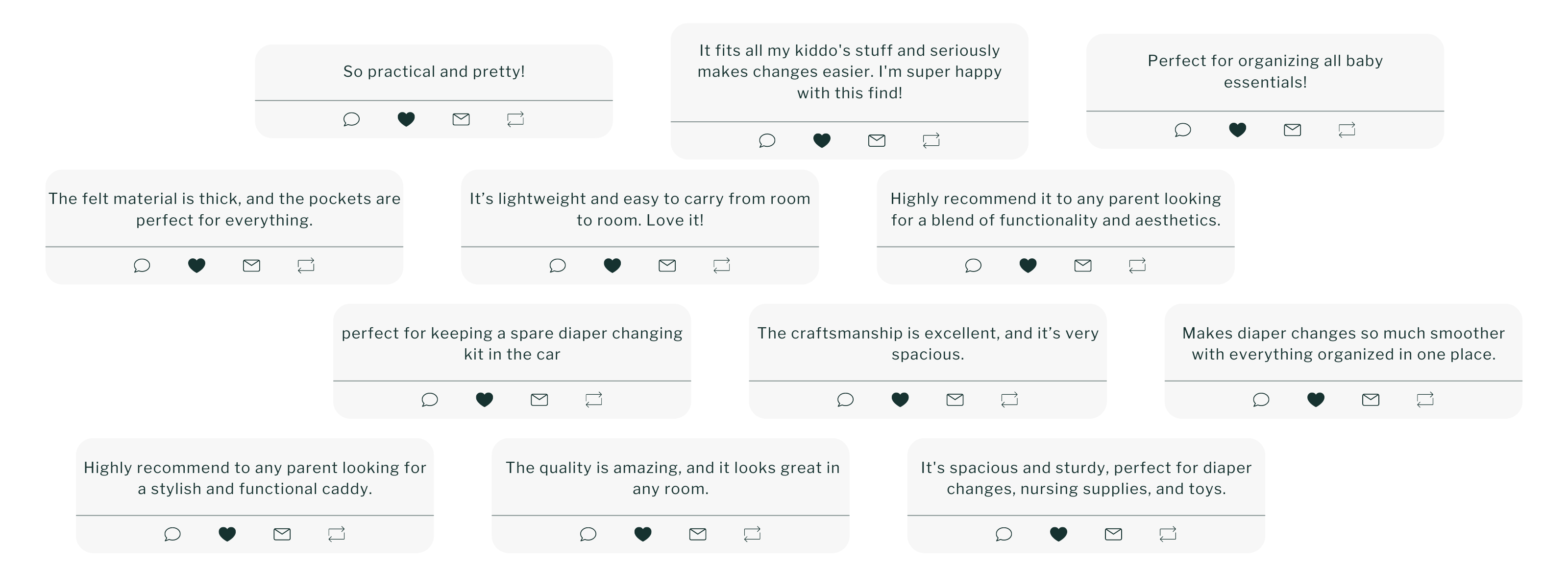 customer reviews for Baldwin Baby Co's nursery organization and decor