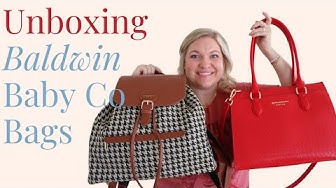 Poppins Approved Video Cover Unboxing Baldwin Baby Co Bags