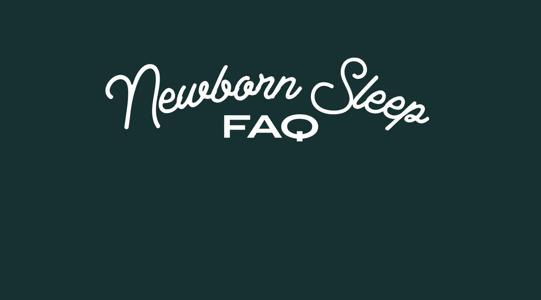 Newborn Sleep