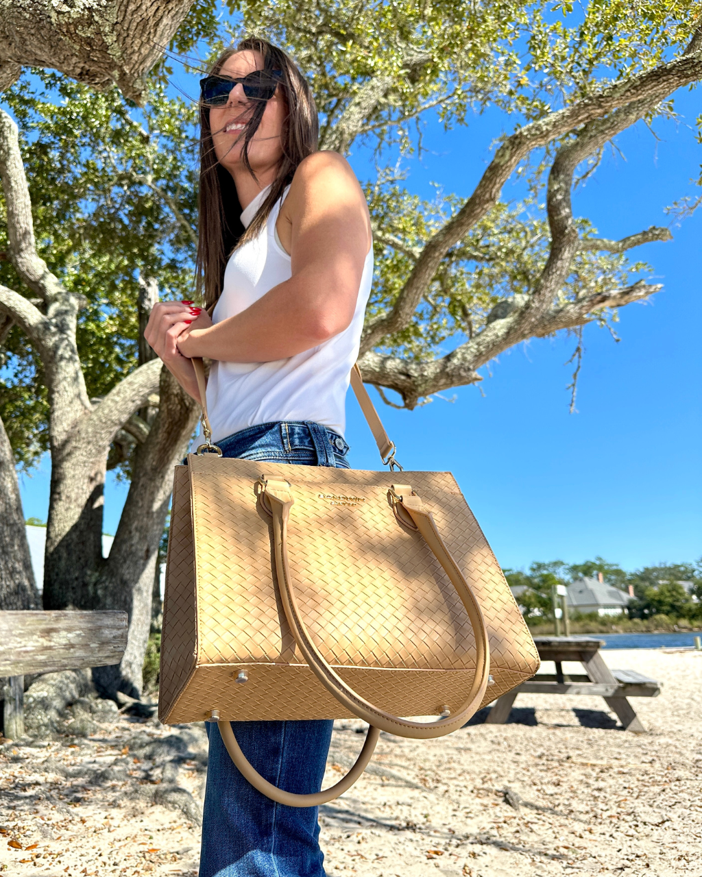 The Montrose Diaper Bag Tote - Dune