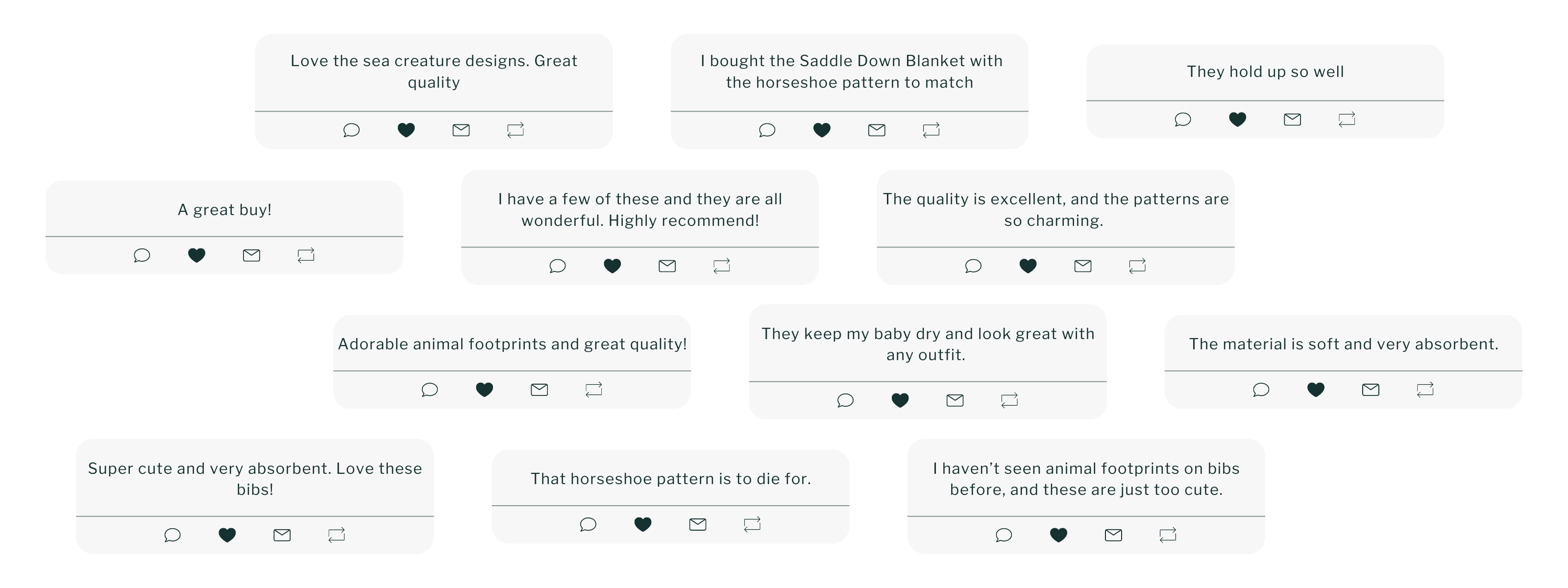 customer reviews for Baldwin Baby Co's baby bandana bibs